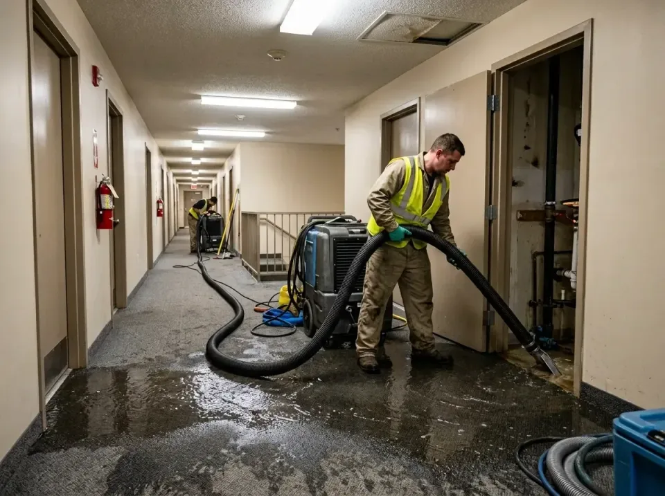 multi-unit-apartment-hallway-f-005 — frequently asked questions, Emergency Burst Pipe Water Extraction & Removal in Manor, TX